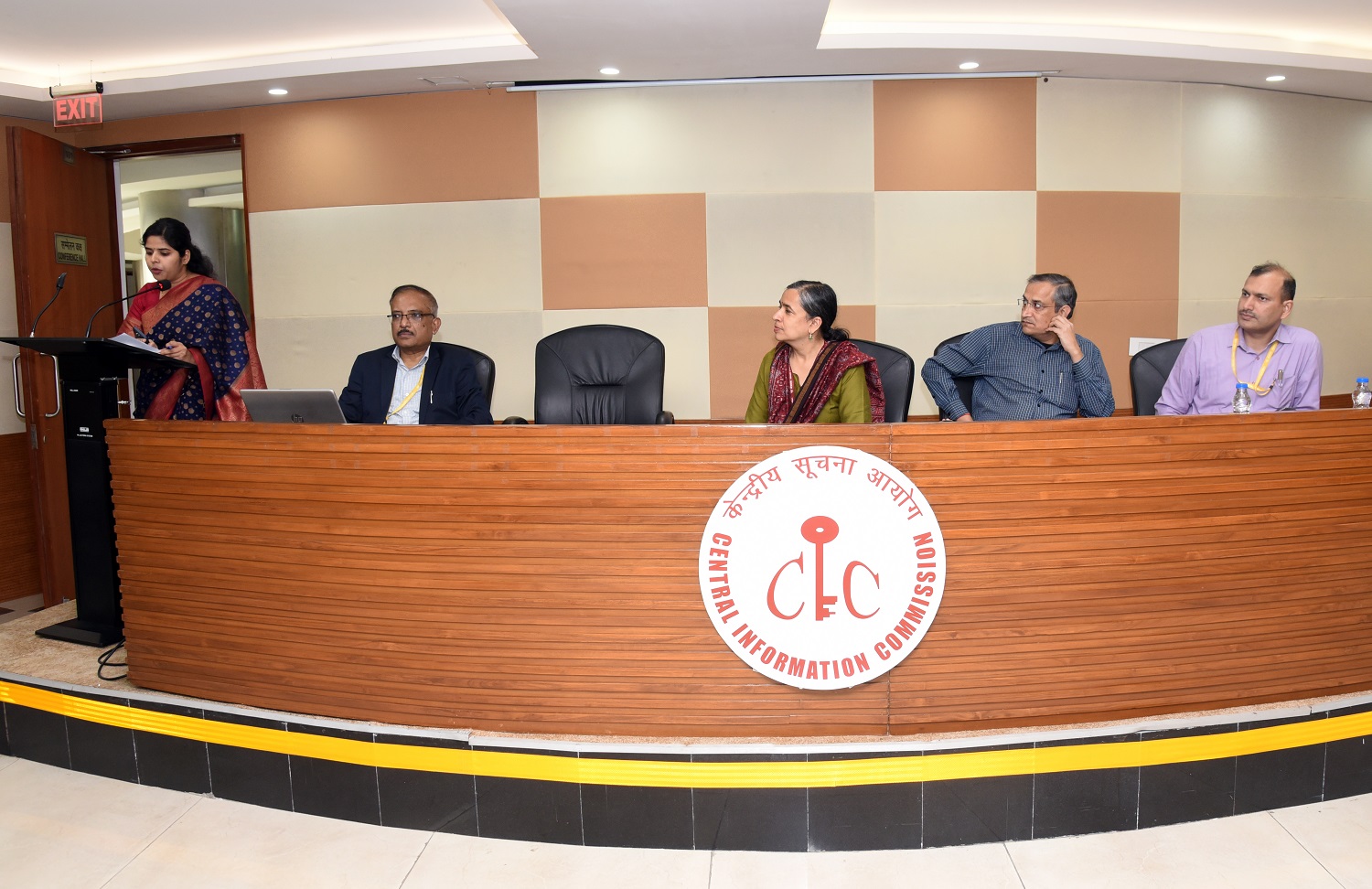 Celebration of International women's day in CIC on 08-03-2024 in presence of Additional Secretary/CIC along with female officers of CIC